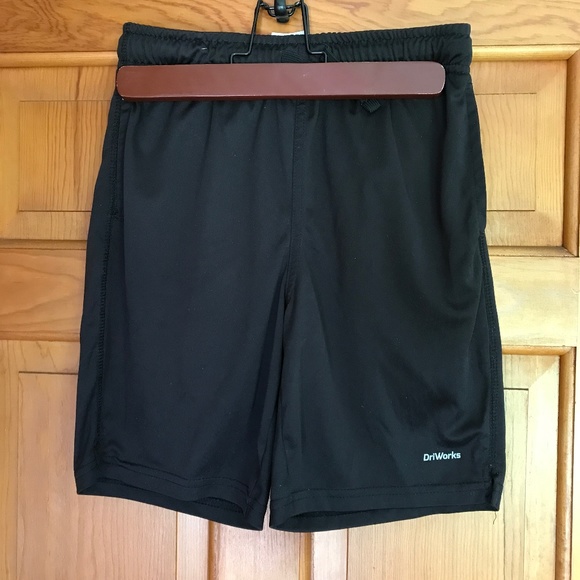 Athletic Works Other - BOYS BLACK DriWorks ATHLETIC SHORTS, size 10-12. Inseam 7 and waist 12 inches.